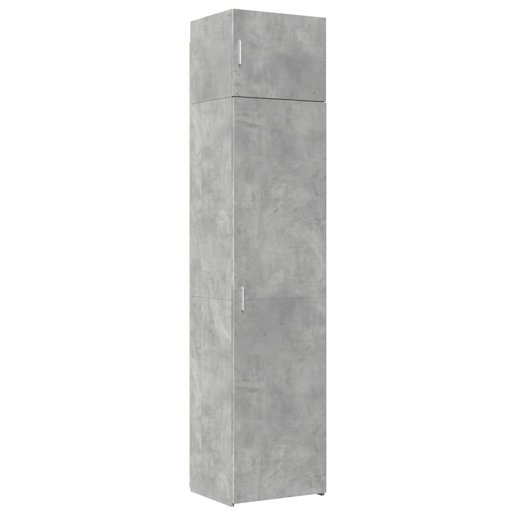 Ντουλάπι Αποθήκευσης Στενό Γκρι 50x42,5x225 εκ. Επεξεργ. Ξύλο - Pakobazaar