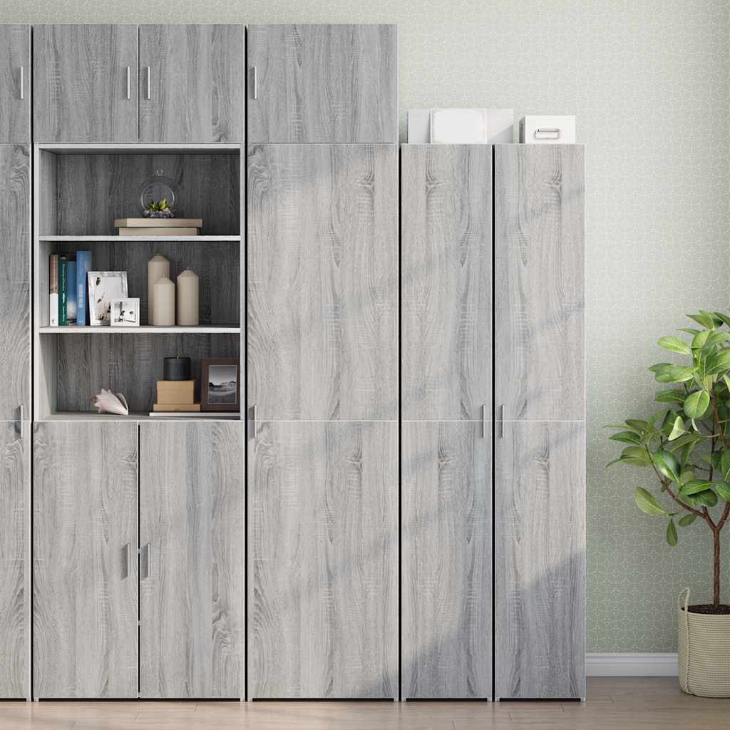 Ντουλάπι Αποθήκευσης Στενό Δρυς 50x42,5x225 εκ. Επεξεργ. Ξύλο - Pakobazaar