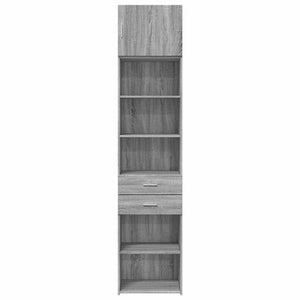 Ντουλάπι Αποθήκευσης Στενό Δρυς 50x42,5x225 εκ. Επεξεργ. Ξύλο