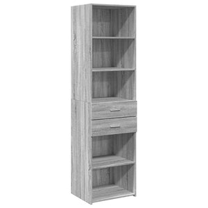 Ντουλάπι Αποθήκευσης Στενό Δρυς 50x42,5x225 εκ. Επεξεργ. Ξύλο