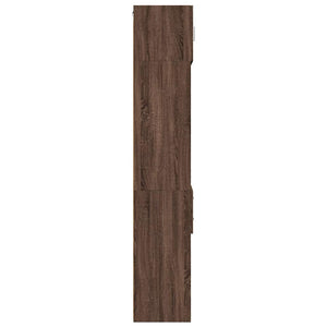 Ντουλάπι Αποθήκευσης Στενό Δρυς 50x42,5x225 εκ. Επεξεργ. Ξύλο