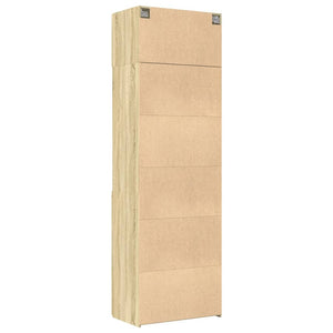 Ραφιέρα με Ντουλάπια Sonoma Δρυς 70x42,5x225 εκ. Επεξ. Ξύλο - Pakobazaar