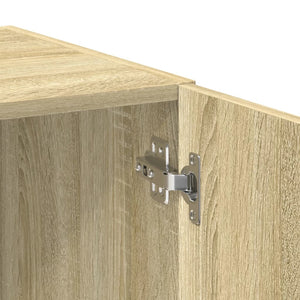 Ραφιέρα με Ντουλάπια Sonoma Δρυς 70x42,5x225 εκ. Επεξ. Ξύλο - Pakobazaar