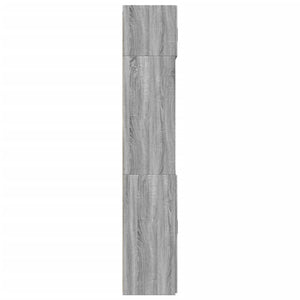 Ραφιέρα με Ντουλάπια Γκρι Sonoma 70x42,5x225 εκ. Επεξ. Ξύλο