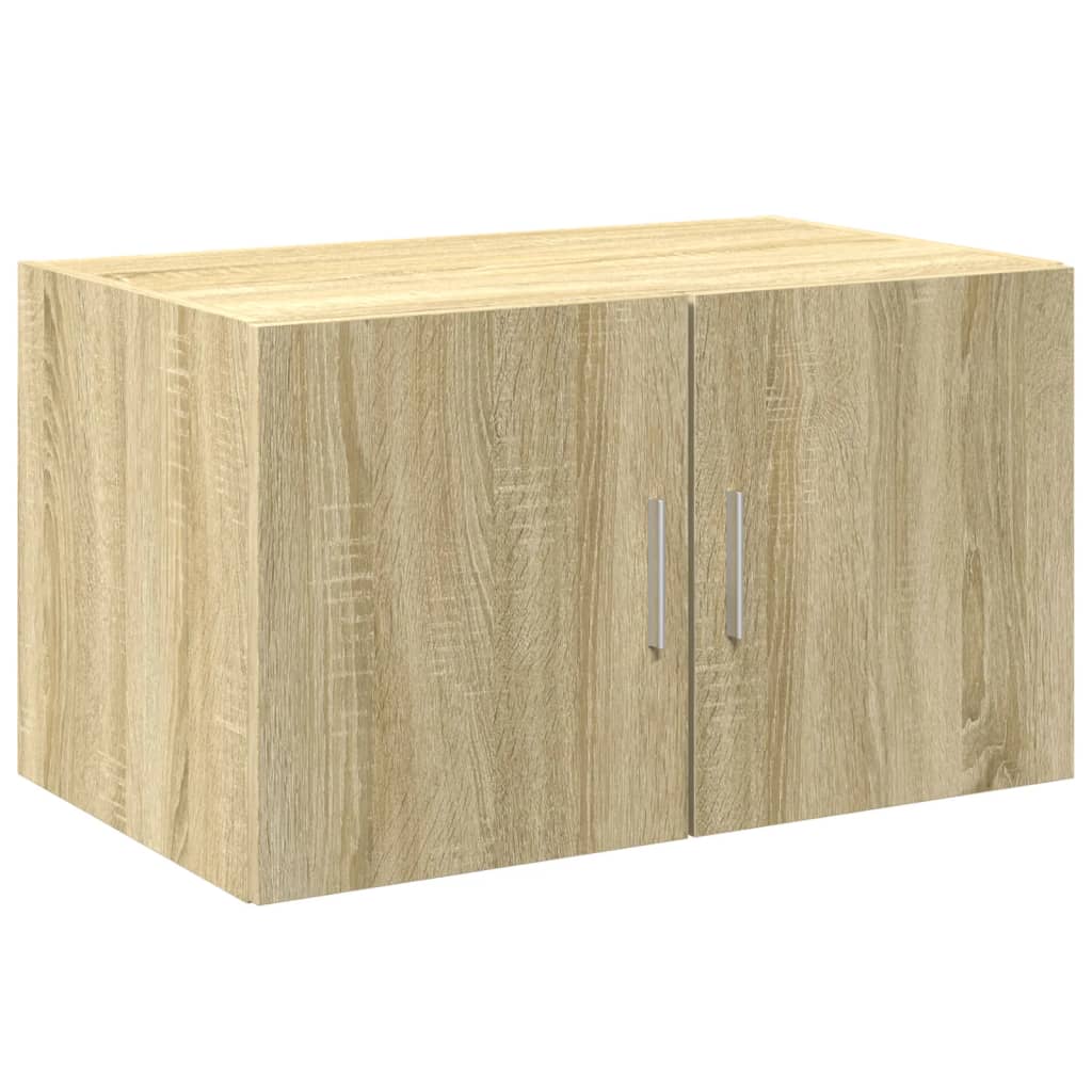 Ραφιέρα με Ντουλάπια Sonoma Δρυς 70x42,5x225 εκ. Επεξ. Ξύλο