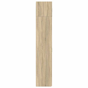Ραφιέρα με Ντουλάπια Sonoma Δρυς 70x42,5x225 εκ. Επεξ. Ξύλο