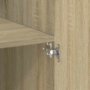 Ραφιέρα με Ντουλάπια Sonoma Δρυς 70x42,5x225 εκ. Επεξ. Ξύλο