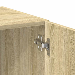 Ραφιέρα με Ντουλάπια Sonoma Δρυς 70x42,5x225 εκ. Επεξ. Ξύλο
