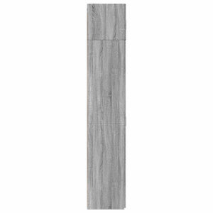 Ραφιέρα με Ντουλάπια Γκρι Sonoma 70x42,5x225 εκ. Επεξ. Ξύλο