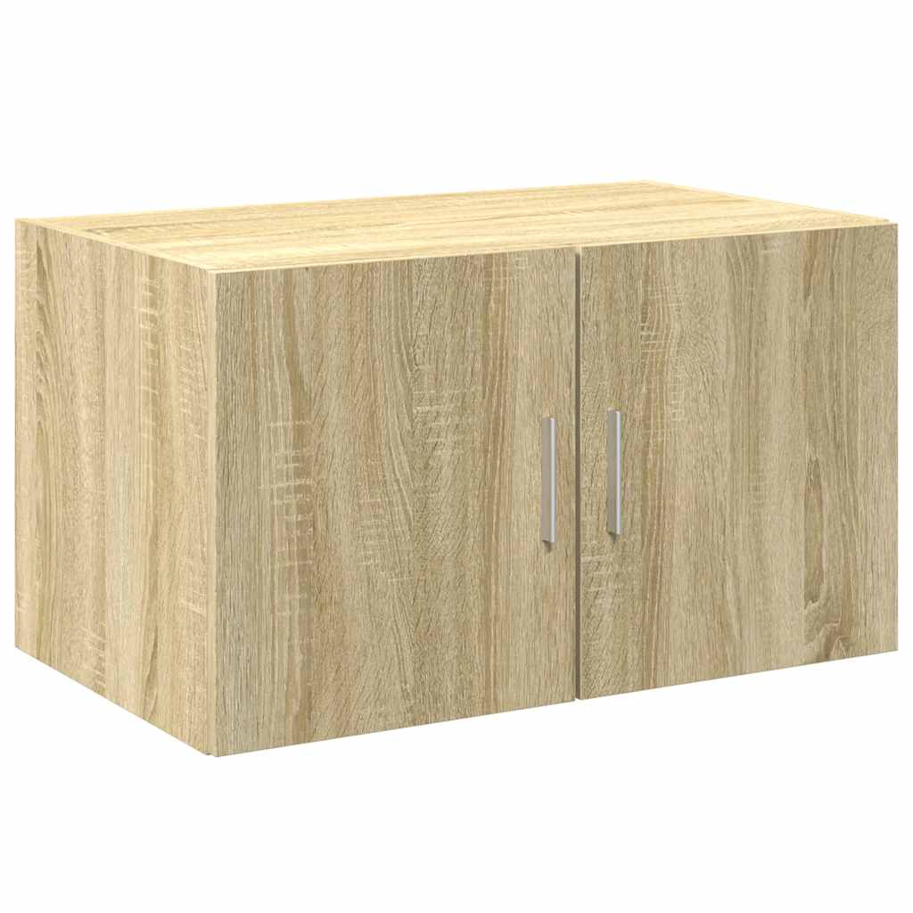 Ραφιέρα με Ντουλάπια Sonoma Δρυς 70x42,5x225 εκ. Επεξ. Ξύλο - Pakobazaar