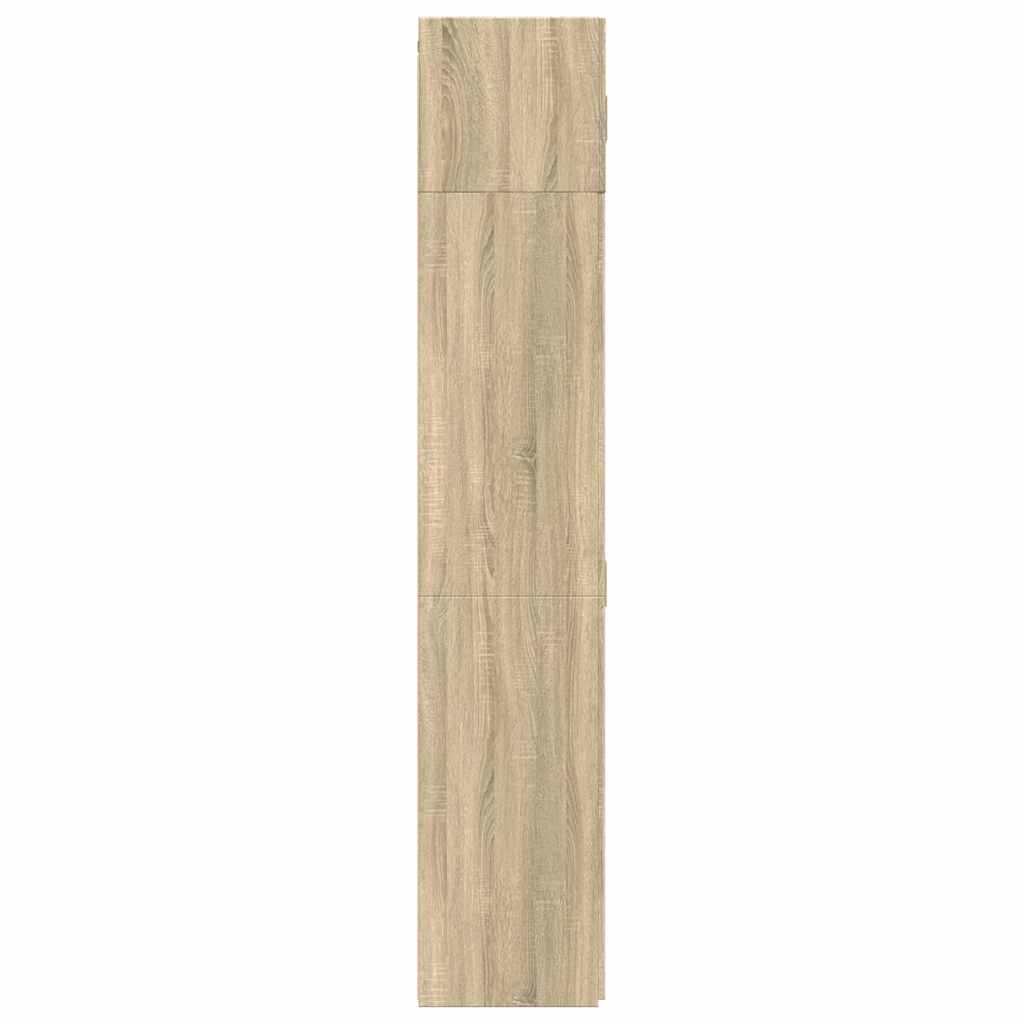 Ραφιέρα με Ντουλάπια Sonoma Δρυς 70x42,5x225 εκ. Επεξ. Ξύλο - Pakobazaar