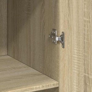 Ραφιέρα με Ντουλάπια Sonoma Δρυς 70x42,5x225 εκ. Επεξ. Ξύλο - Pakobazaar