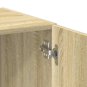 Ραφιέρα με Ντουλάπια Sonoma Δρυς 70x42,5x225 εκ. Επεξ. Ξύλο - Pakobazaar