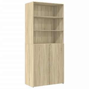 Ντουλάπι Sonoma Δρυς 80x42,5x249 εκ. από Επεξεργασμένο Ξύλο - Pakobazaar