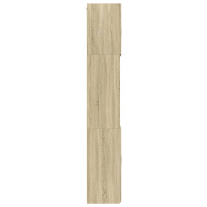 Ντουλάπι Sonoma Δρυς 80x42,5x249 εκ. από Επεξεργασμένο Ξύλο - Pakobazaar