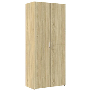 Ντουλάπι Sonoma Δρυς 80x42,5x249 εκ. από Επεξεργασμένο Ξύλο - Pakobazaar