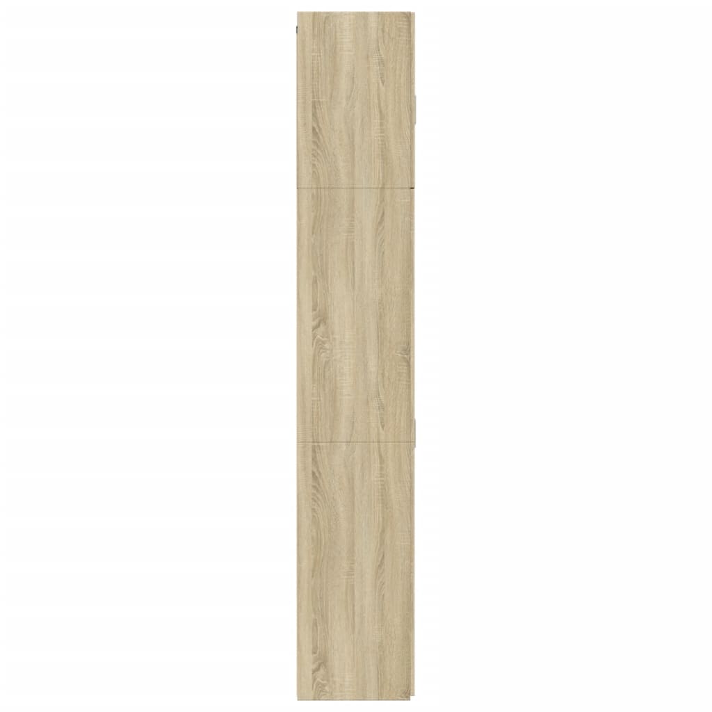 Ντουλάπι Sonoma Δρυς 80x42,5x249 εκ. από Επεξεργασμένο Ξύλο - Pakobazaar