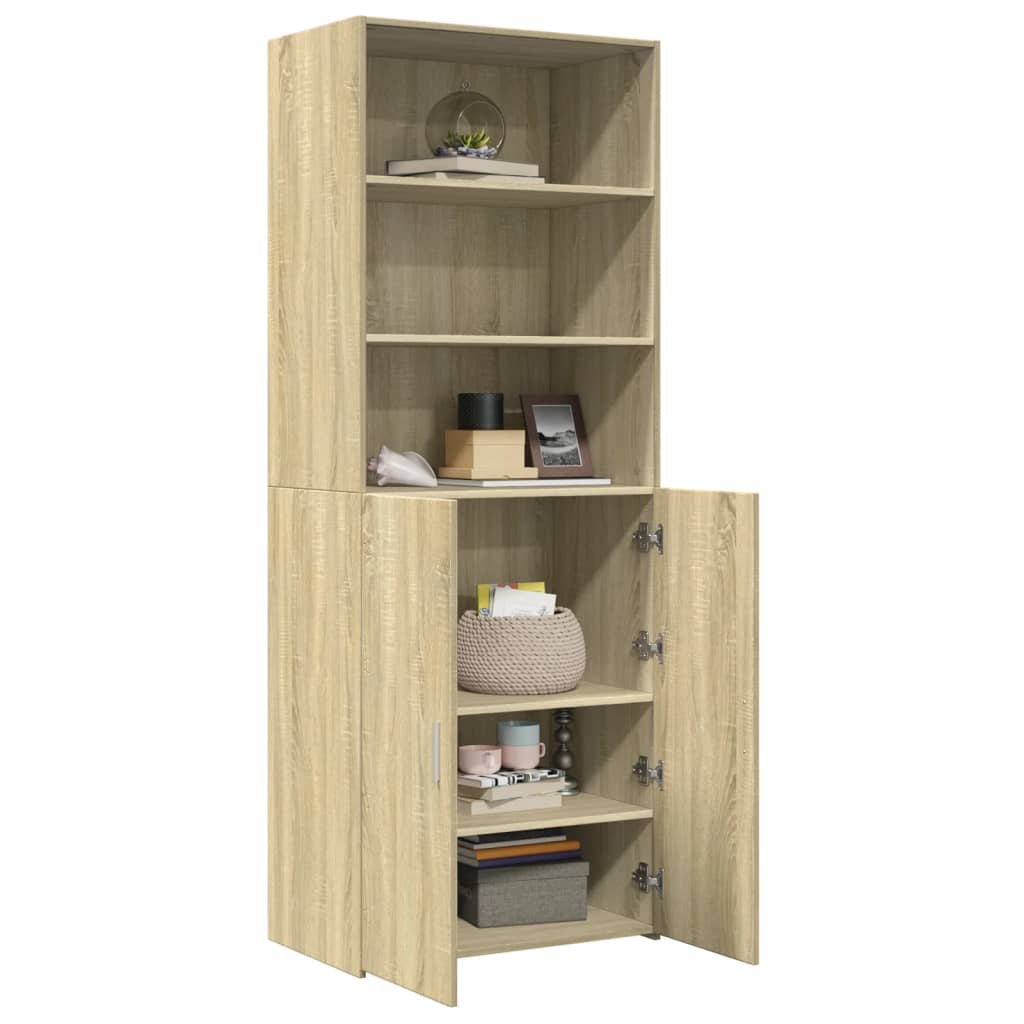 Ντουλάπι Sonoma Δρυς 70x42,5x185 εκ. από Επεξεργασμένο Ξύλο - Pakobazaar
