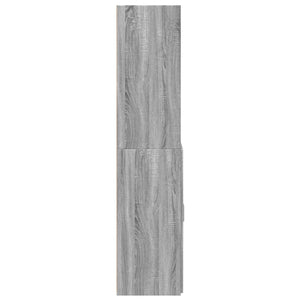 Ντουλάπι Γκρι Sonoma 70x42,5x185 εκ. από Επεξεργασμένο Ξύλο
