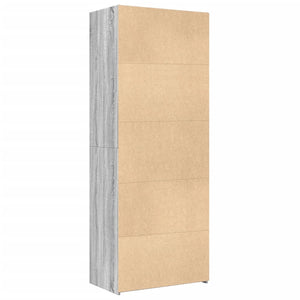 Ντουλάπι Γκρι Sonoma 70x42,5x185 εκ. από Επεξεργασμένο Ξύλο
