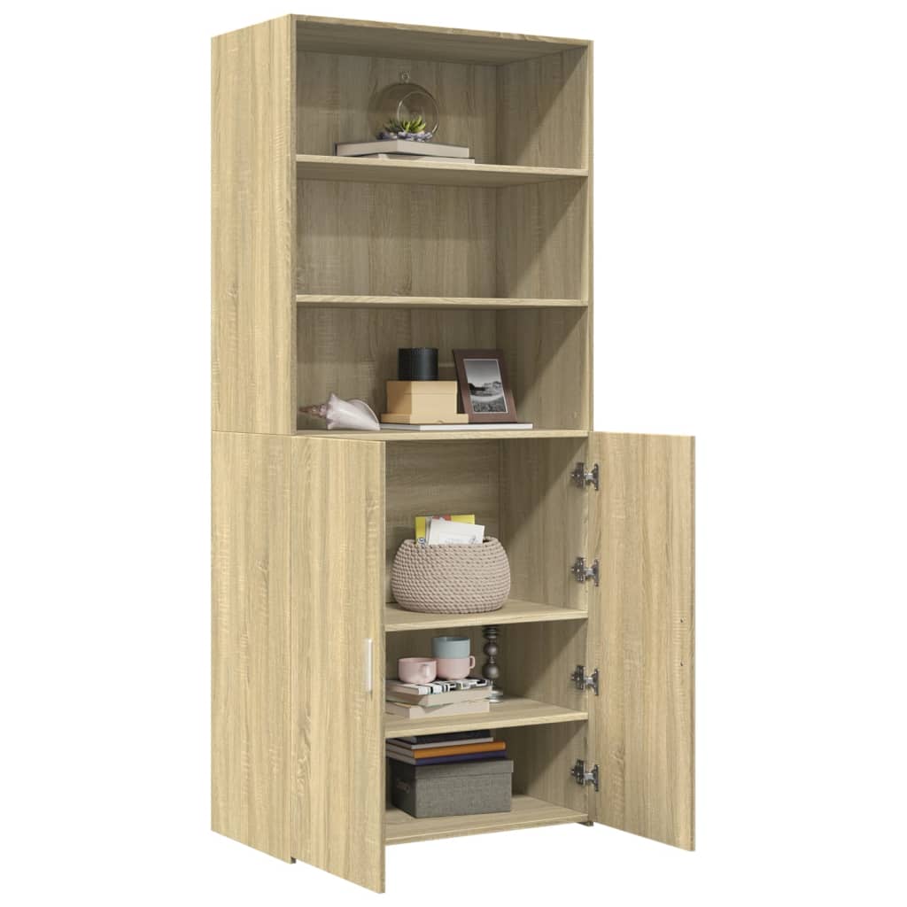 Ντουλάπι Sonoma Δρυς 80x42,5x185 εκ. από Επεξεργασμένο Ξύλο