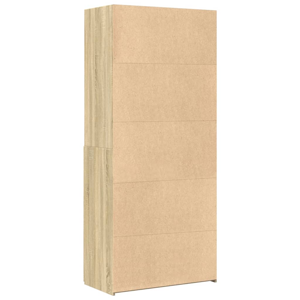 Ντουλάπι Sonoma Δρυς 80x42,5x185 εκ. από Επεξεργασμένο Ξύλο