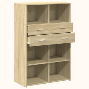 Ντουλάπι Sonoma Δρυς 80x42,5x124 εκ. από Επεξεργασμένο Ξύλο