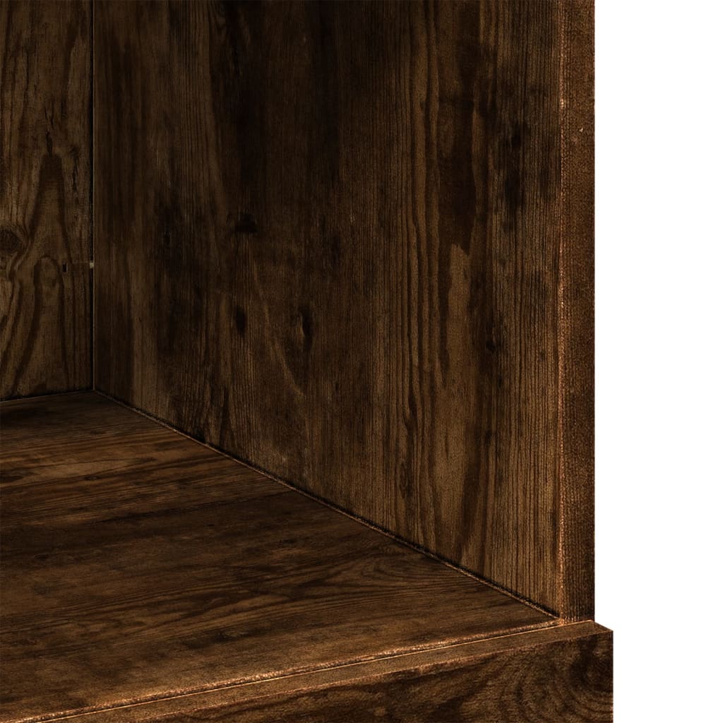 Ντουλάπι Καπνιστή Δρυς 80x42,5x124 εκ. από Επεξεργασμένο Ξύλο