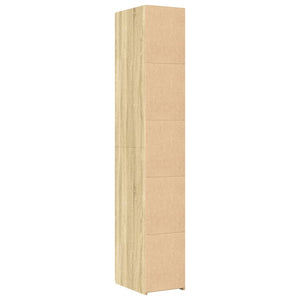 Ντουλάπι Sonoma Δρυς 30x42,5x185 εκ. από Επεξεργασμένο Ξύλο - Pakobazaar