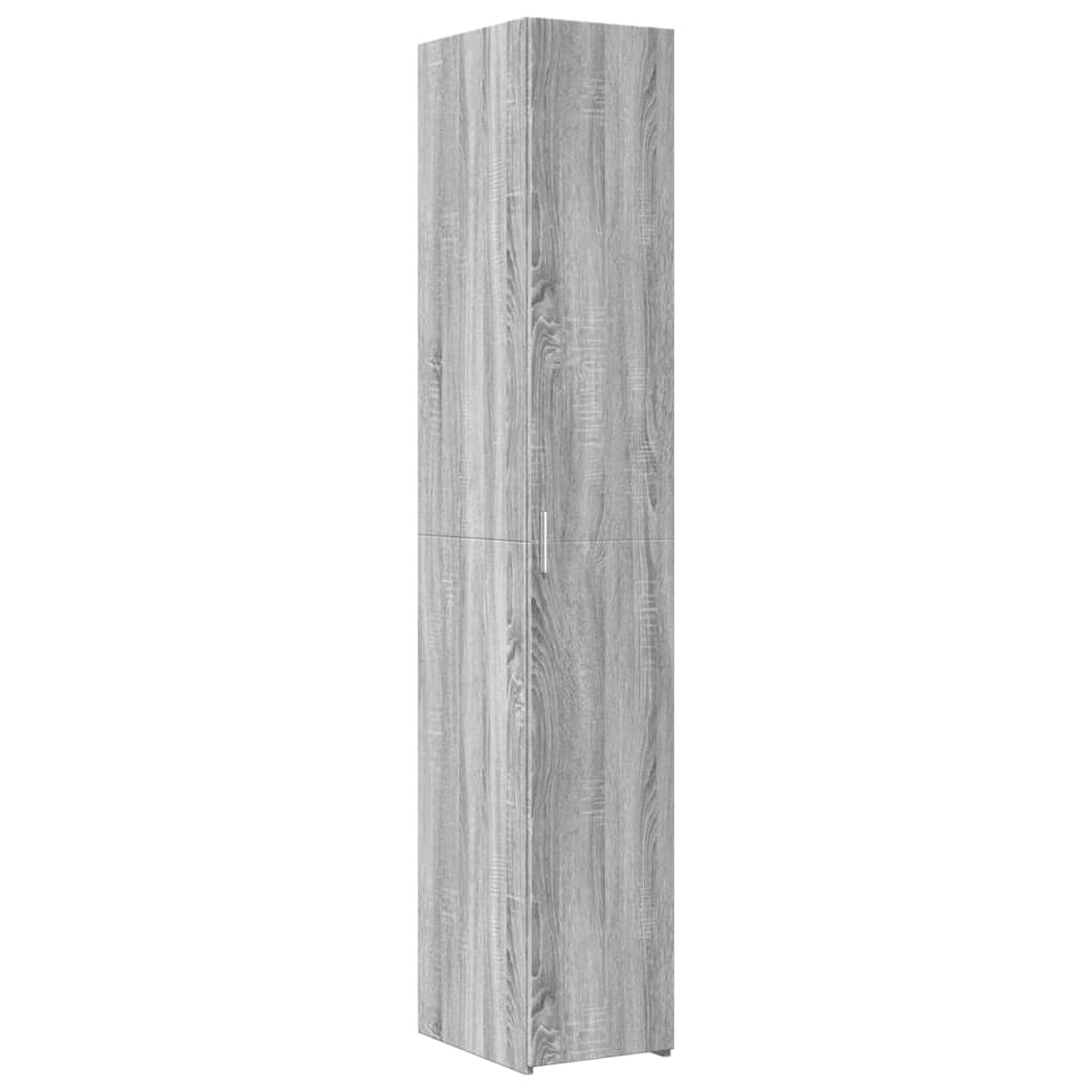 Ντουλάπι Γκρι Sonoma 30x42,5x185 εκ. από Επεξεργασμένο Ξύλο