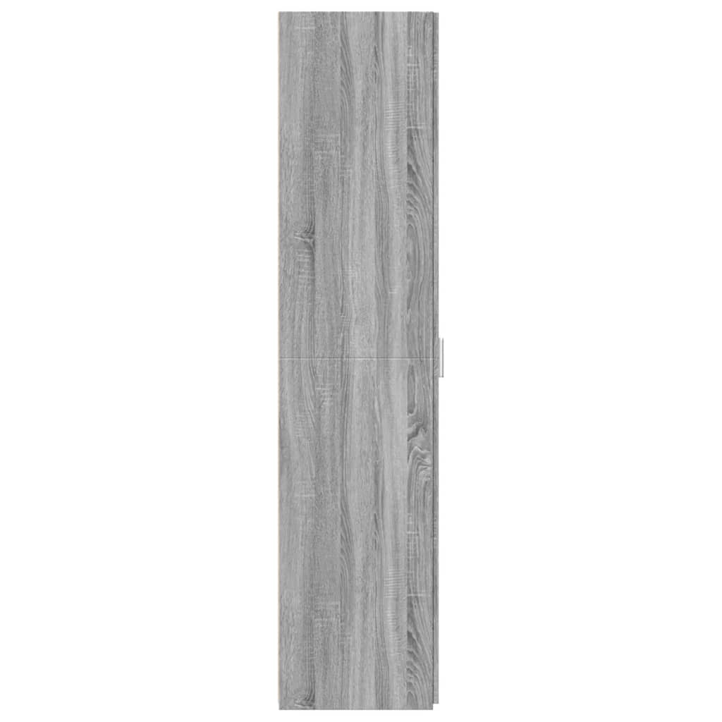 Ντουλάπι Γκρι Sonoma 30x42,5x185 εκ. από Επεξεργασμένο Ξύλο