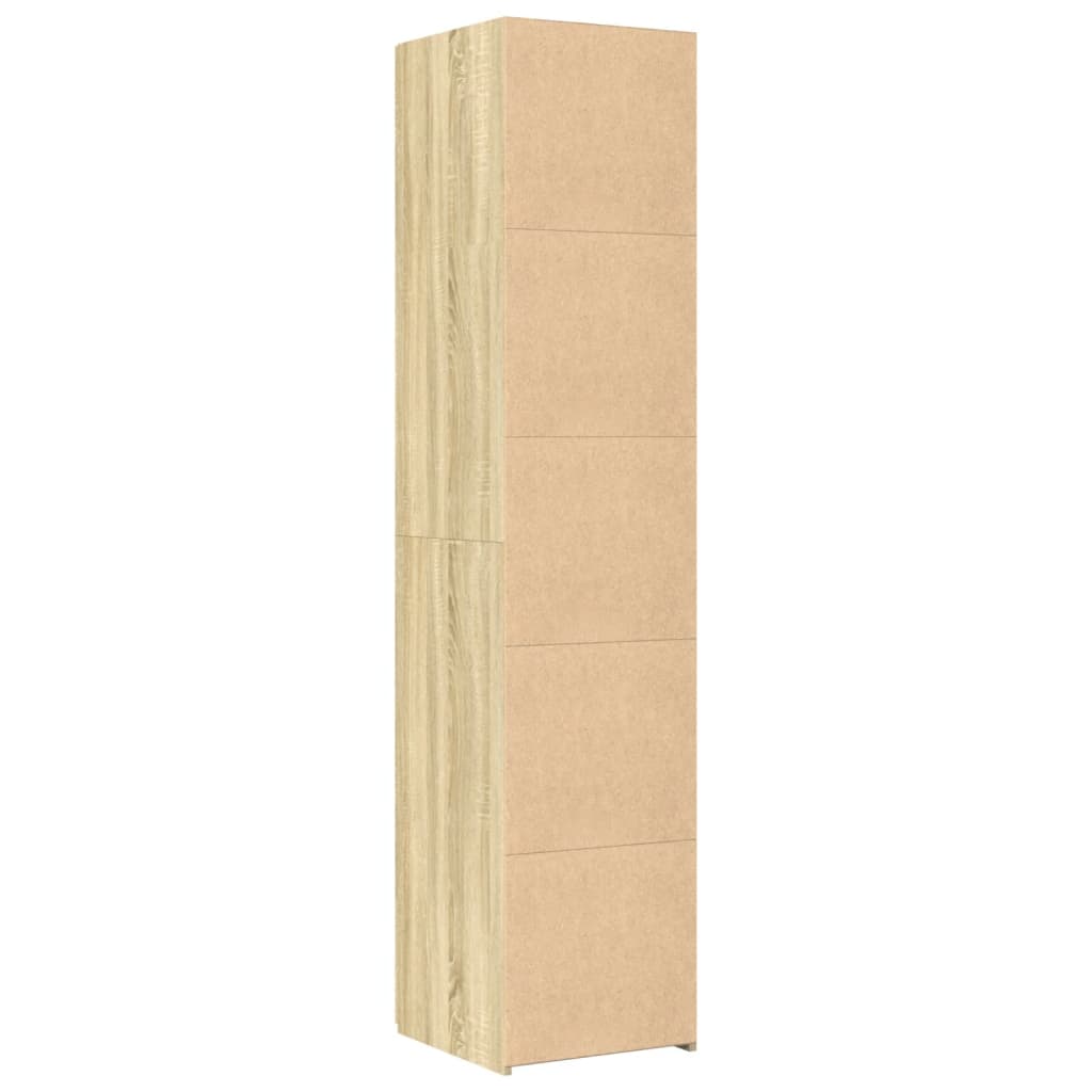 Ντουλάπι Sonoma Δρυς 40x42,5x185 εκ. από Επεξεργασμένο Ξύλο - Pakobazaar