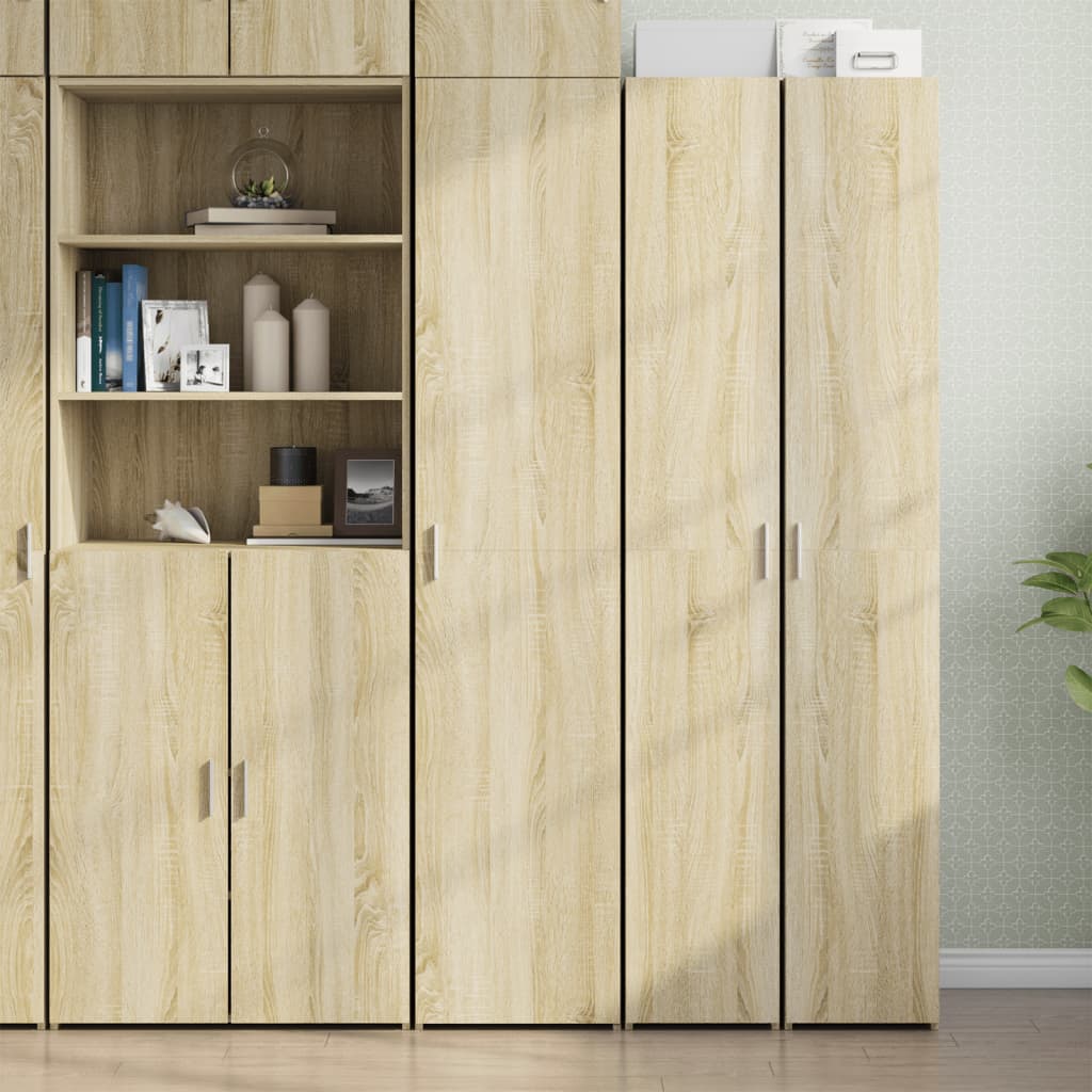 Ντουλάπι Sonoma Δρυς 40x42,5x185 εκ. από Επεξεργασμένο Ξύλο - Pakobazaar