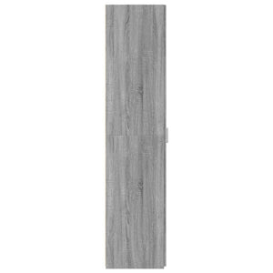 Ντουλάπι Γκρι Sonoma 40x42,5x185 εκ. από Επεξεργασμένο Ξύλο