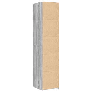 Ντουλάπι Γκρι Sonoma 40x42,5x185 εκ. από Επεξεργασμένο Ξύλο
