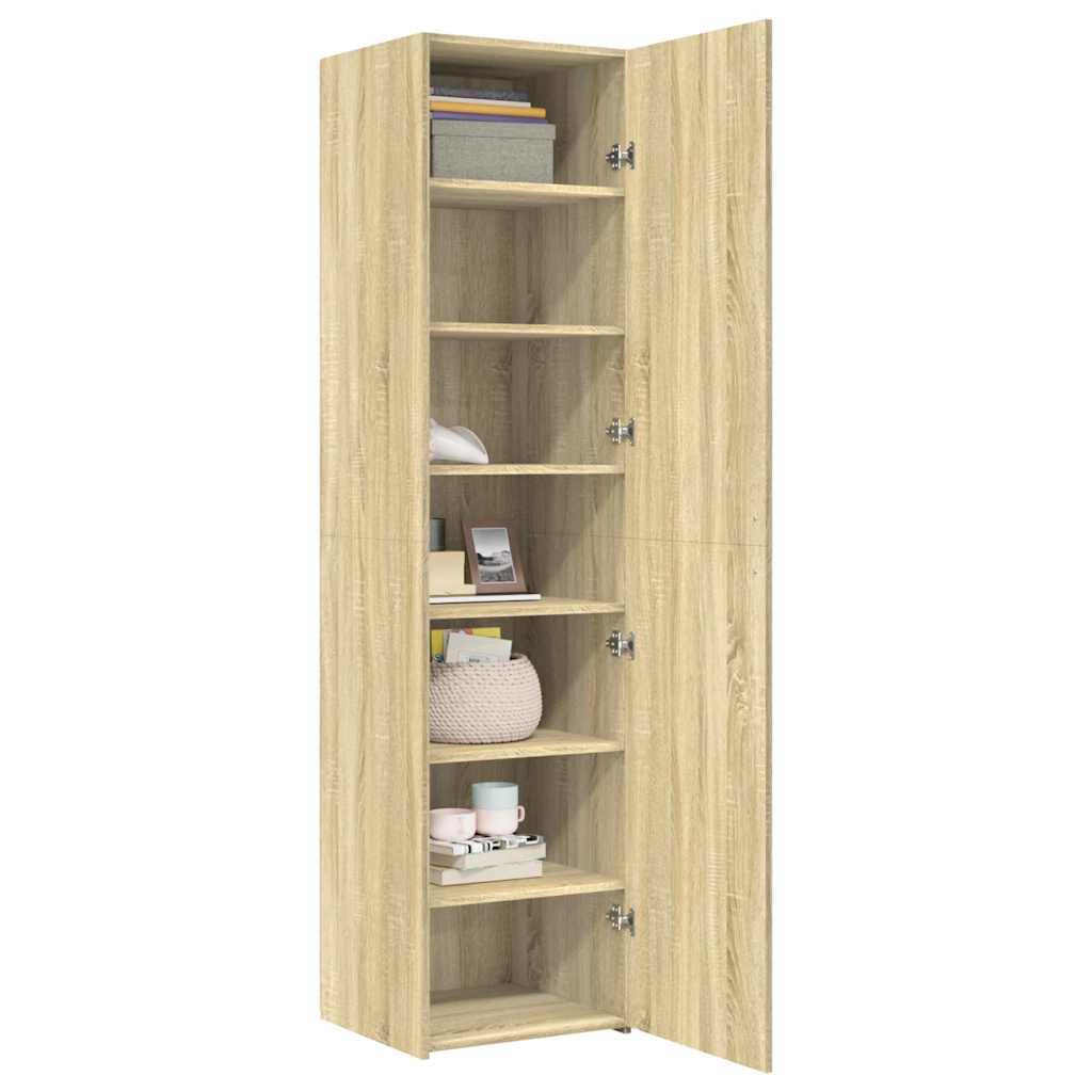 Ντουλάπι Sonoma Δρυς 45x42,5x185 εκ. από Επεξεργασμένο Ξύλο