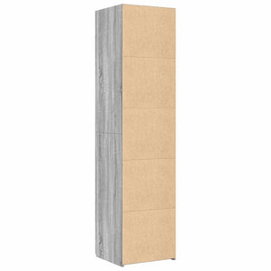 Ντουλάπι Γκρι Sonoma 45x42,5x185 εκ. από Επεξεργασμένο Ξύλο