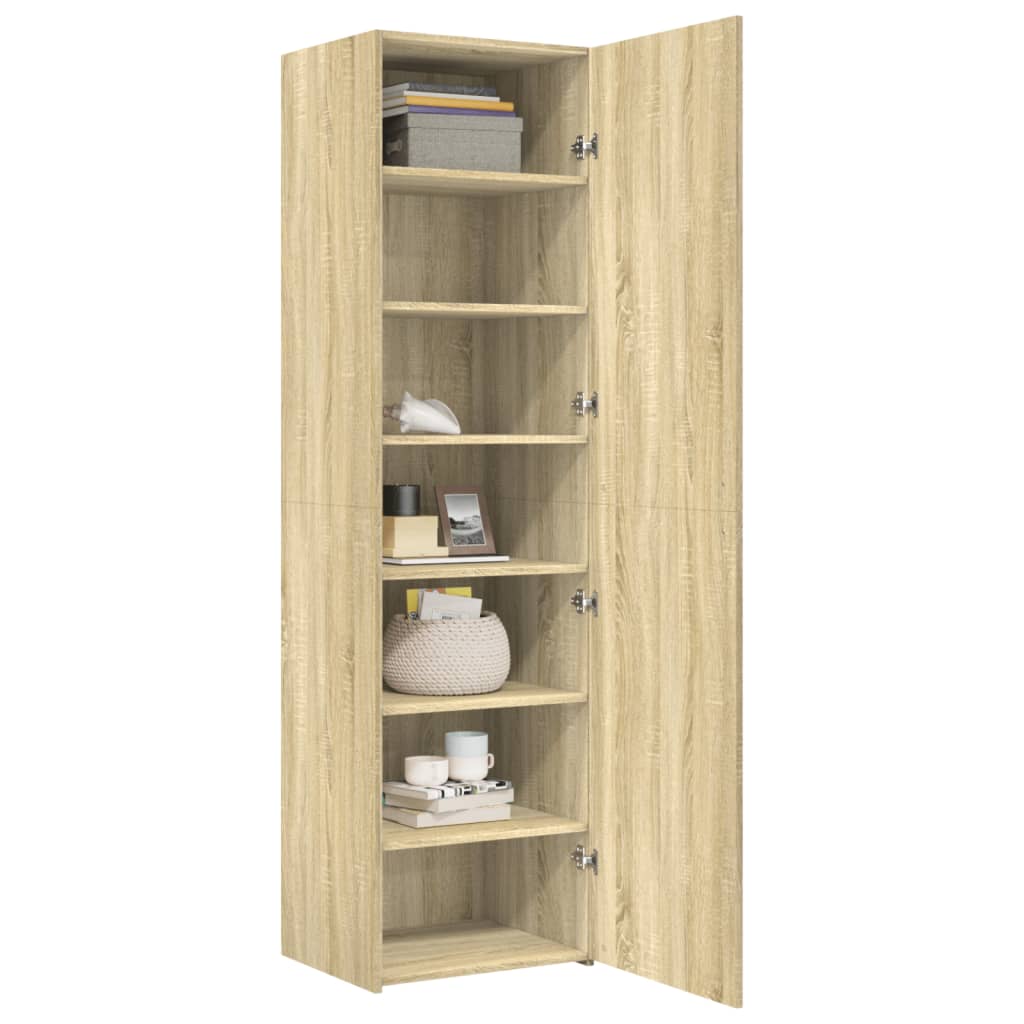 Ντουλάπι Sonoma Δρυς 50x42,5x185 εκ. από Επεξεργασμένο Ξύλο - Pakobazaar