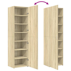Ντουλάπι Sonoma Δρυς 50x42,5x185 εκ. από Επεξεργασμένο Ξύλο - Pakobazaar
