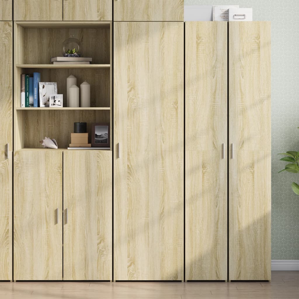Ντουλάπι Sonoma Δρυς 50x42,5x185 εκ. από Επεξεργασμένο Ξύλο - Pakobazaar