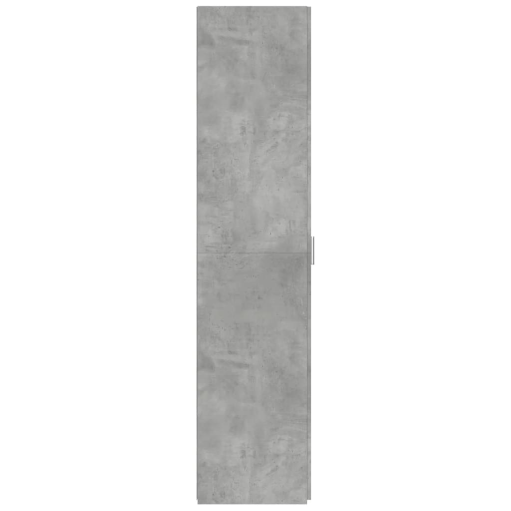 Ντουλάπι Γκρι Σκυροδέματος 50x42,5x185 εκ. Επεξεργασμένο Ξύλο - Pakobazaar