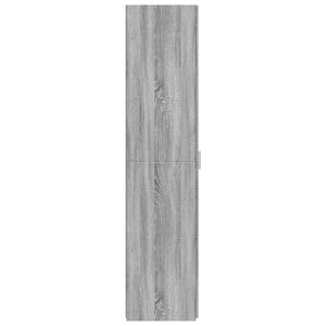 Ντουλάπι Γκρι Sonoma 50x42,5x185 εκ. από Επεξεργασμένο Ξύλο - Pakobazaar