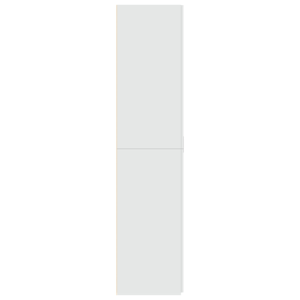 Ντουλάπι Λευκό 70x42,5x185 εκ. Επεξεργασμένο Ξύλο - Pakobazaar