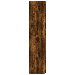 Ντουλάπα Καπνιστή Δρυς 70x42,5x185 εκ. από Επεξεργασμένο Ξύλο - Pakobazaar