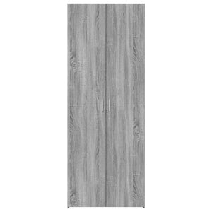 Ντουλάπι Γκρι Sonoma 70x42,5x185 εκ. από Επεξεργασμένο Ξύλο