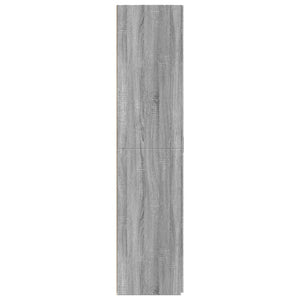 Ντουλάπι Γκρι Sonoma 70x42,5x185 εκ. από Επεξεργασμένο Ξύλο