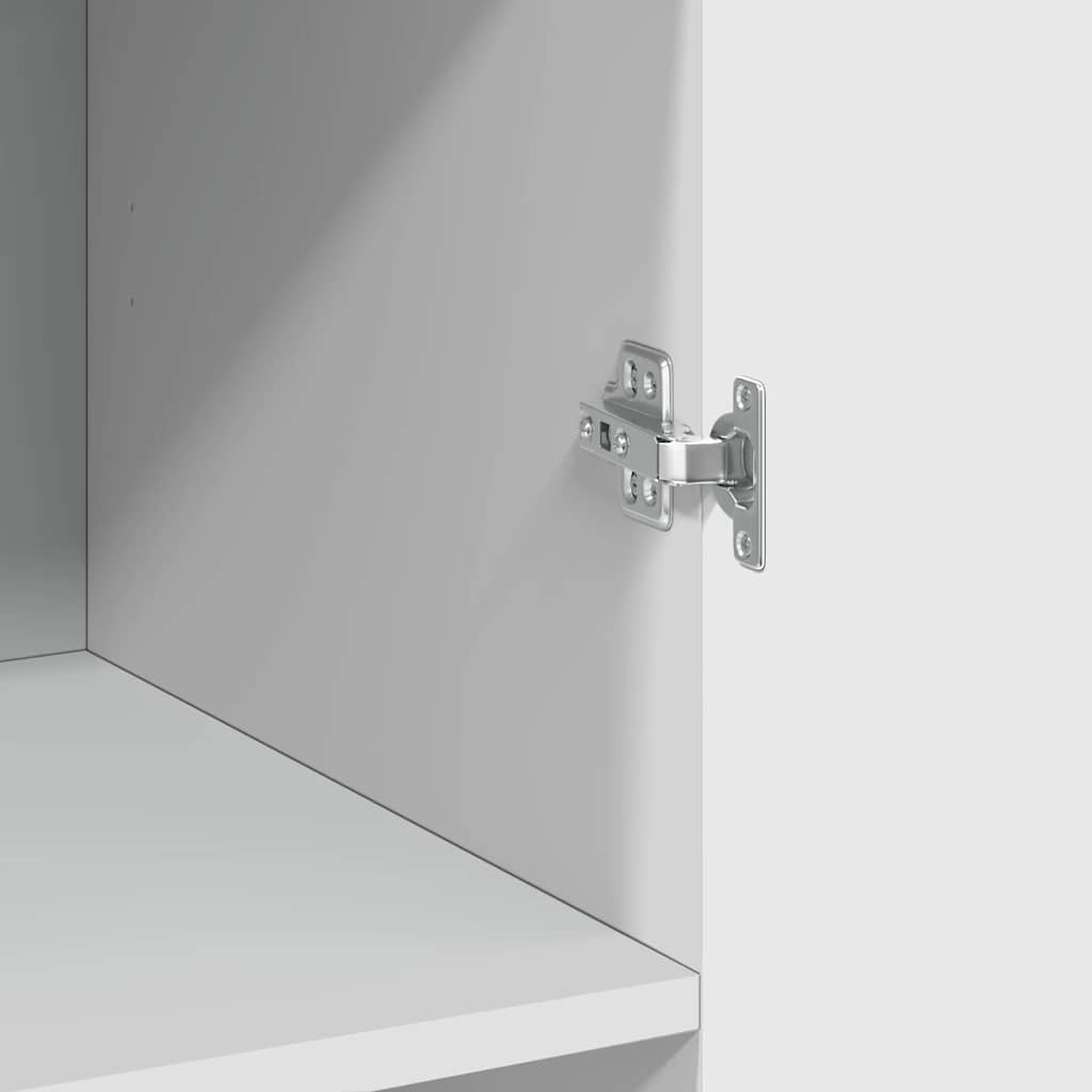 Ντουλάπι Λευκό 70x42,5x185 εκ. Επεξεργασμένο Ξύλο - Pakobazaar