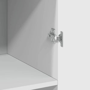 Ντουλάπι Λευκό 70x42,5x185 εκ. Επεξεργασμένο Ξύλο - Pakobazaar