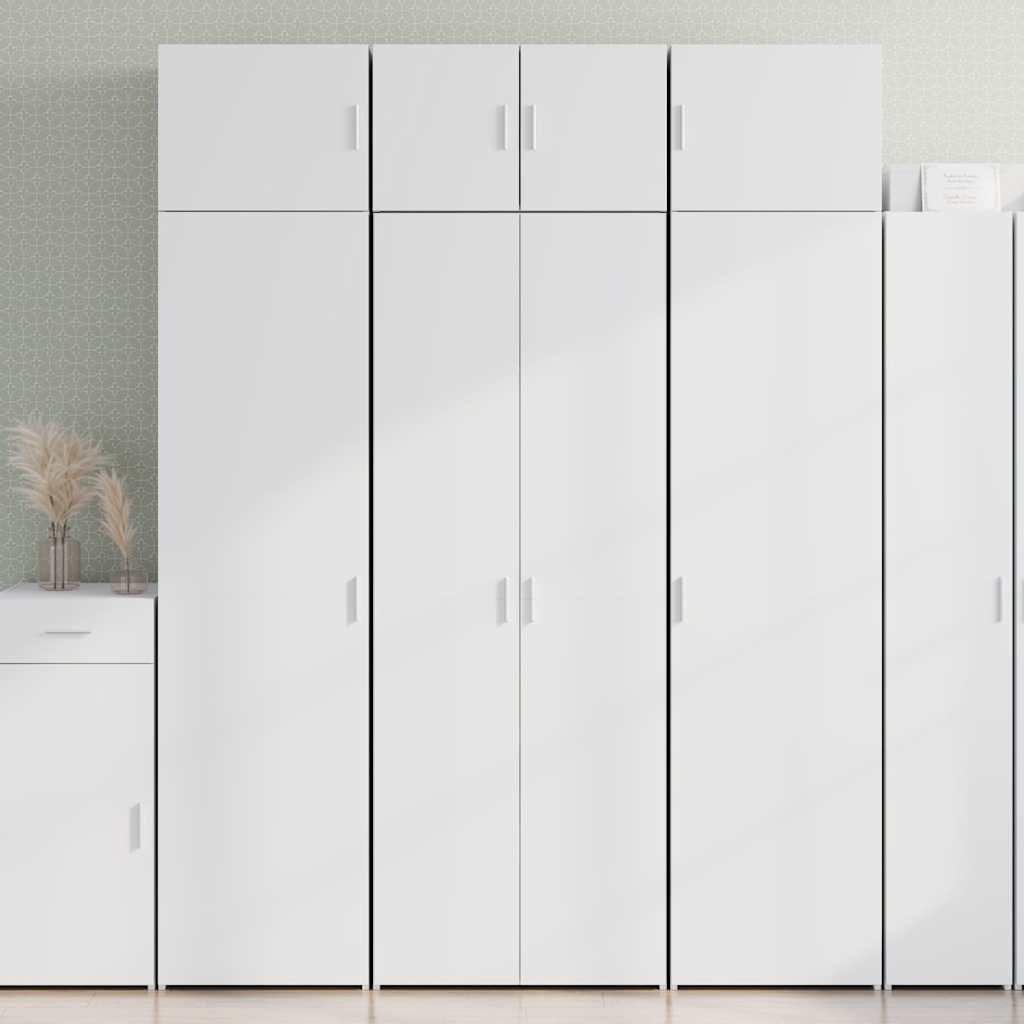 Ντουλάπι Λευκό 70x42,5x185 εκ. Επεξεργασμένο Ξύλο - Pakobazaar