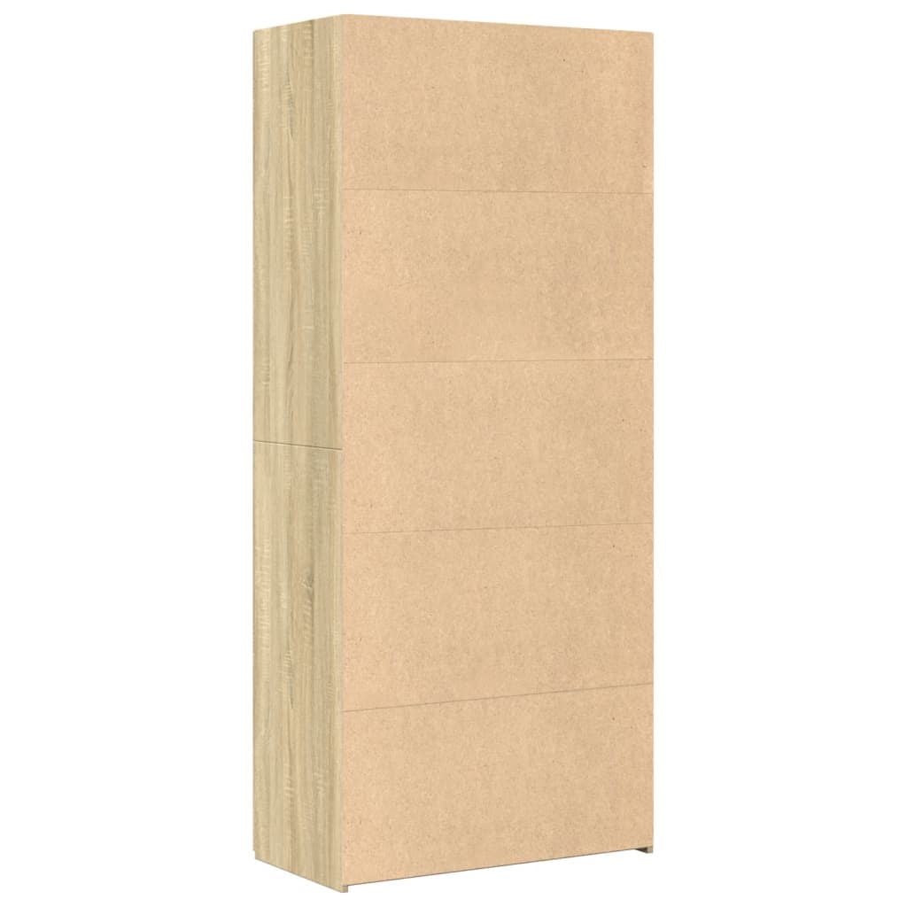 Ντουλάπι Sonoma Δρυς 80x42,5x185 εκ. από Επεξεργασμένο Ξύλο